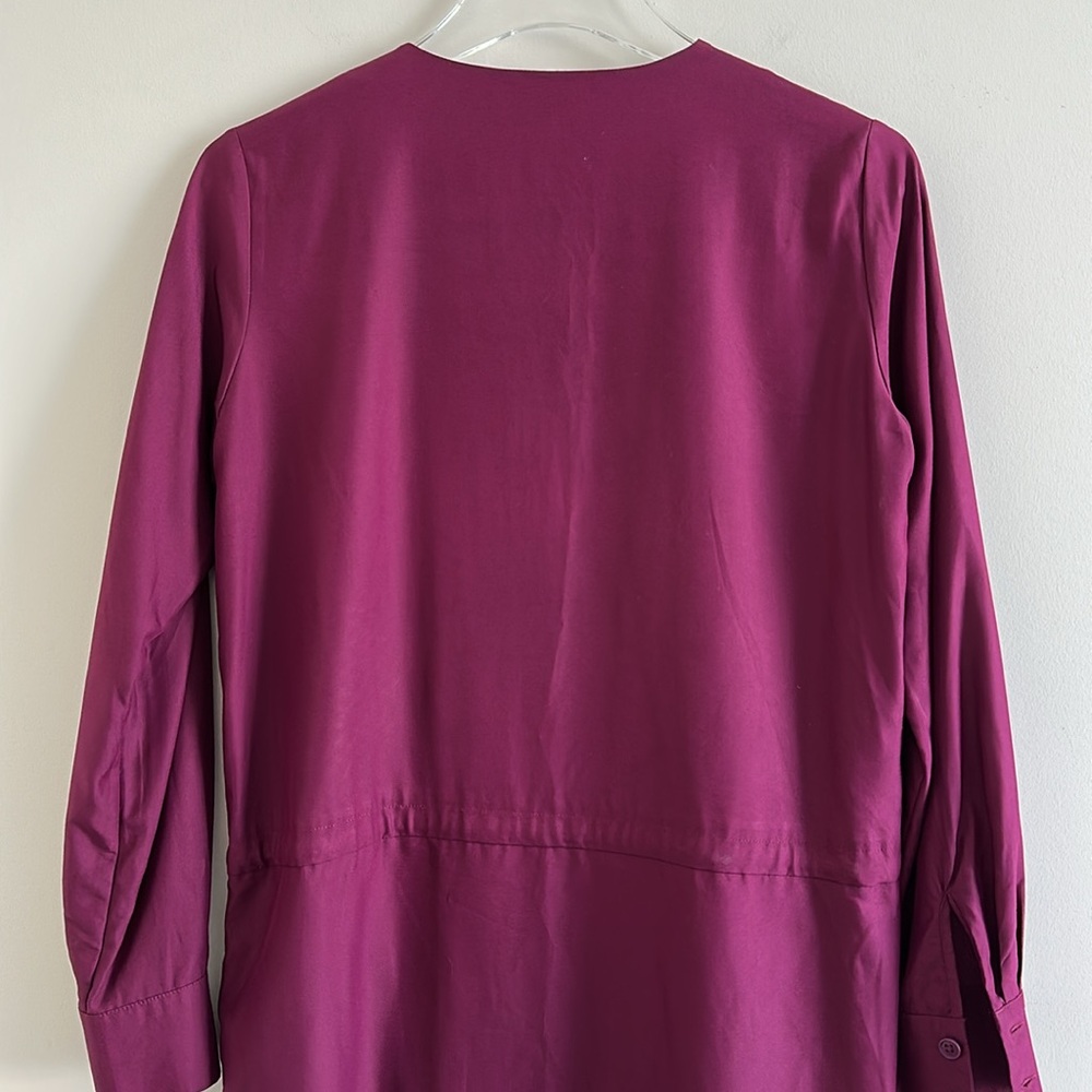 Uniqlo Women’s Button-Up Drawstring Waist Dress - Picture 12 of 16